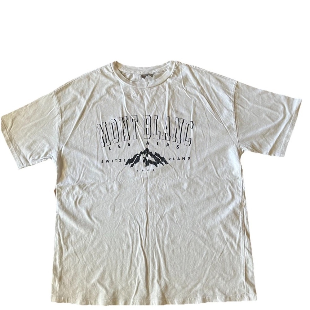 ASOS Mont Blanc Switzerland Organic Cotton T-Shirt